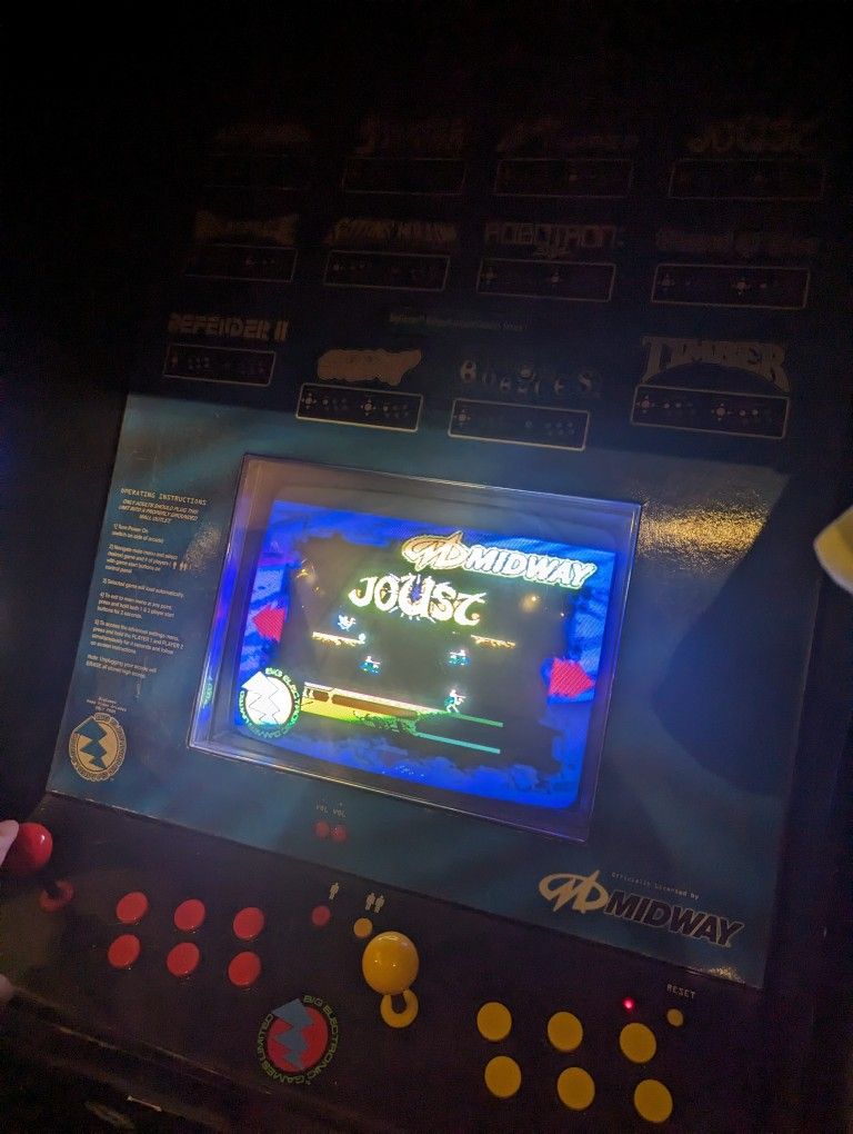 Midway Games Arcade Cabinet With 12 Games