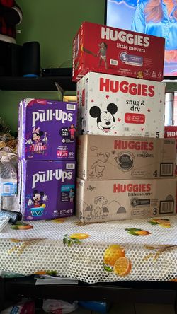 Huggie Diapers And Pull Up 
