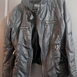 New Lock and Love Faux Leather Jacket 