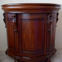 Vintage Bar With Unique Half-moon Shape