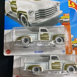 '52 Chevy #139 * WHITE * 2024 Hot Wheels Case G