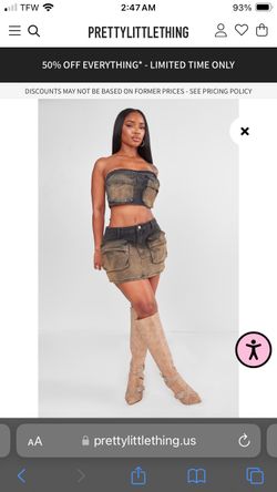 Denim Two Piece