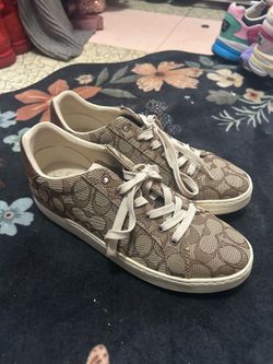 Coach Canvas sneakers Brown women's sz9