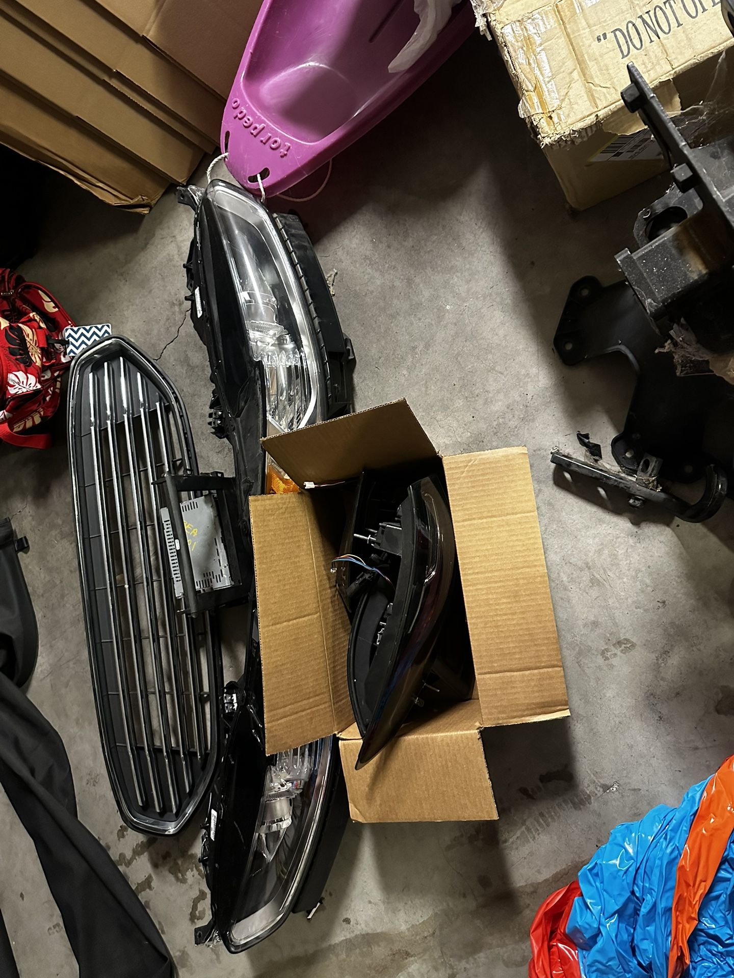 Ford Fusion headlights Taillights And Radio Cover