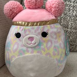 Squishmallows Beebz Colorful Cheetah Plush 12”