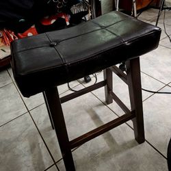 Dark Counter Stool 23 1/2 by 18 Inches