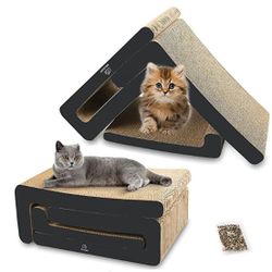 Cat Scratcher Post Cardboard Double-Sided Use