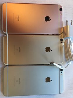 Factory unlocked apple iphone 6s plus 32 gb $210 each