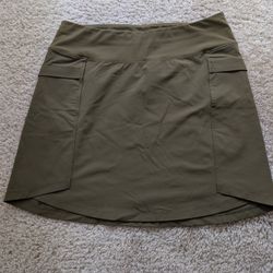 EUC REI Savanna Trails Skirt - Women's M, Olive Green