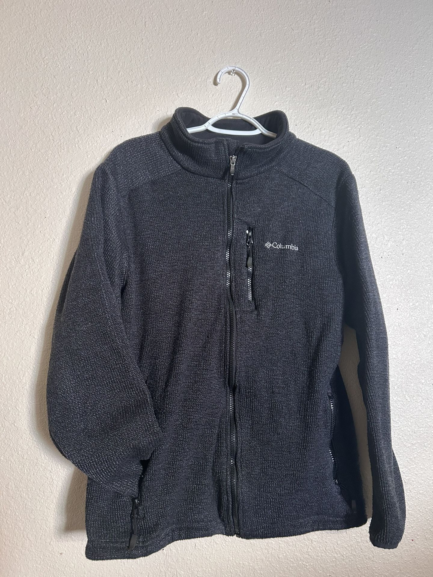 Columbia Zip Up Grey Medium