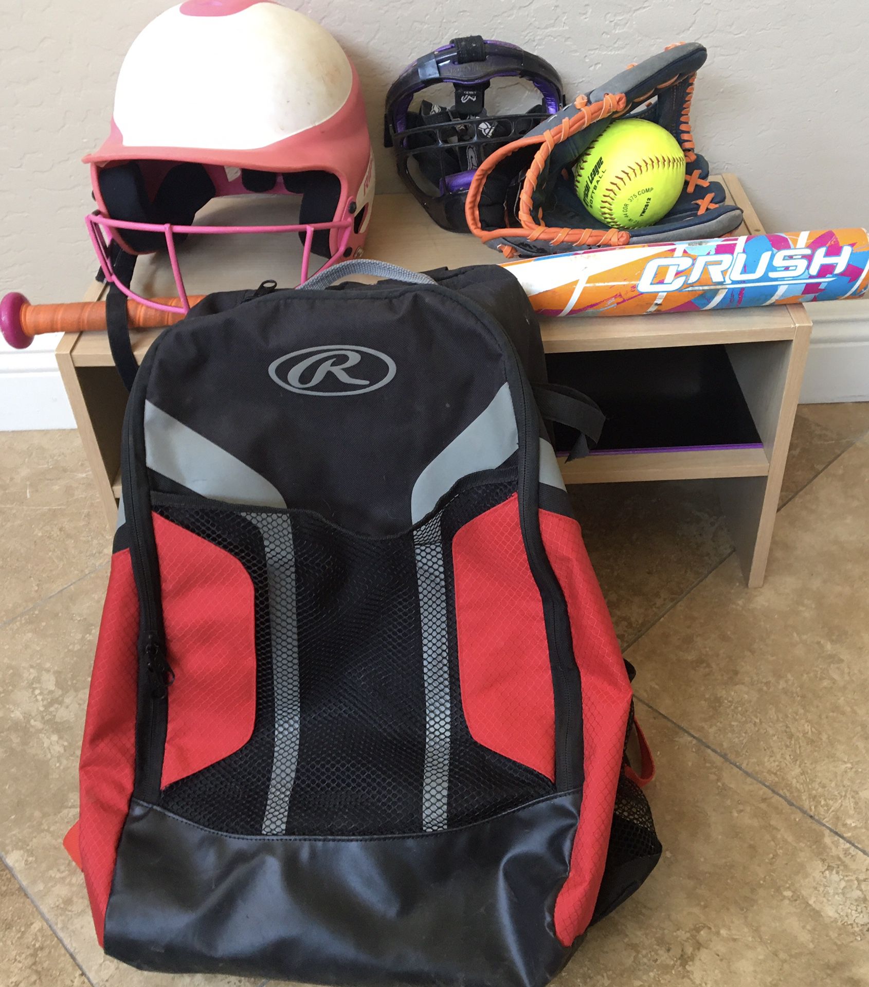 Children’s Softball Gear - Used/Excellent Condition
