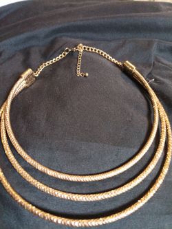 Chockers , necklace with earrings