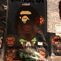 Bape x Dbz Cell Baby Milo Shirt