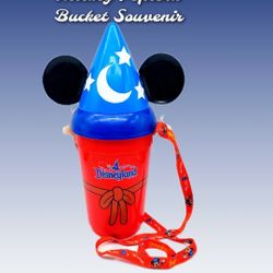 Disney Park Vintage Sorcerer Mickey Popcorn Bucket 14.5"