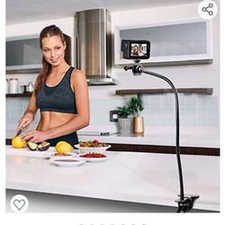Webcam Mount With Gooseneck Stand Clamp 