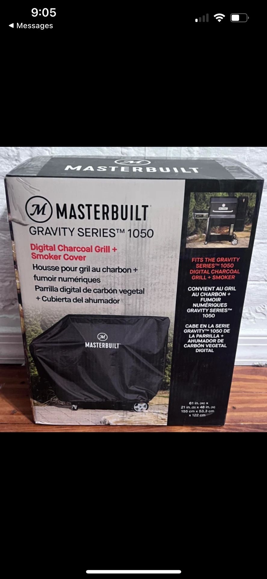 Masterbuilt Gravity Series & AutoIgnite Digital Charcoal & Smoker Grill Cover