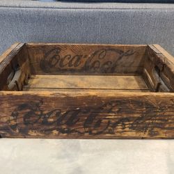 Authentic Vintage Coca-Cola Bottle Crate