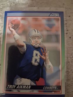 Troy Aikman cards from the 1990's