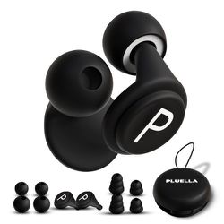 Ear Plugs for Noise Reduction, Reusable 35dB NRR Noise Cancelling, Universal Ear Plugs for Sleeping, Musicians, Concert, Working, Shooting, Comes with