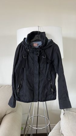 Black Cotton Denim Jacket