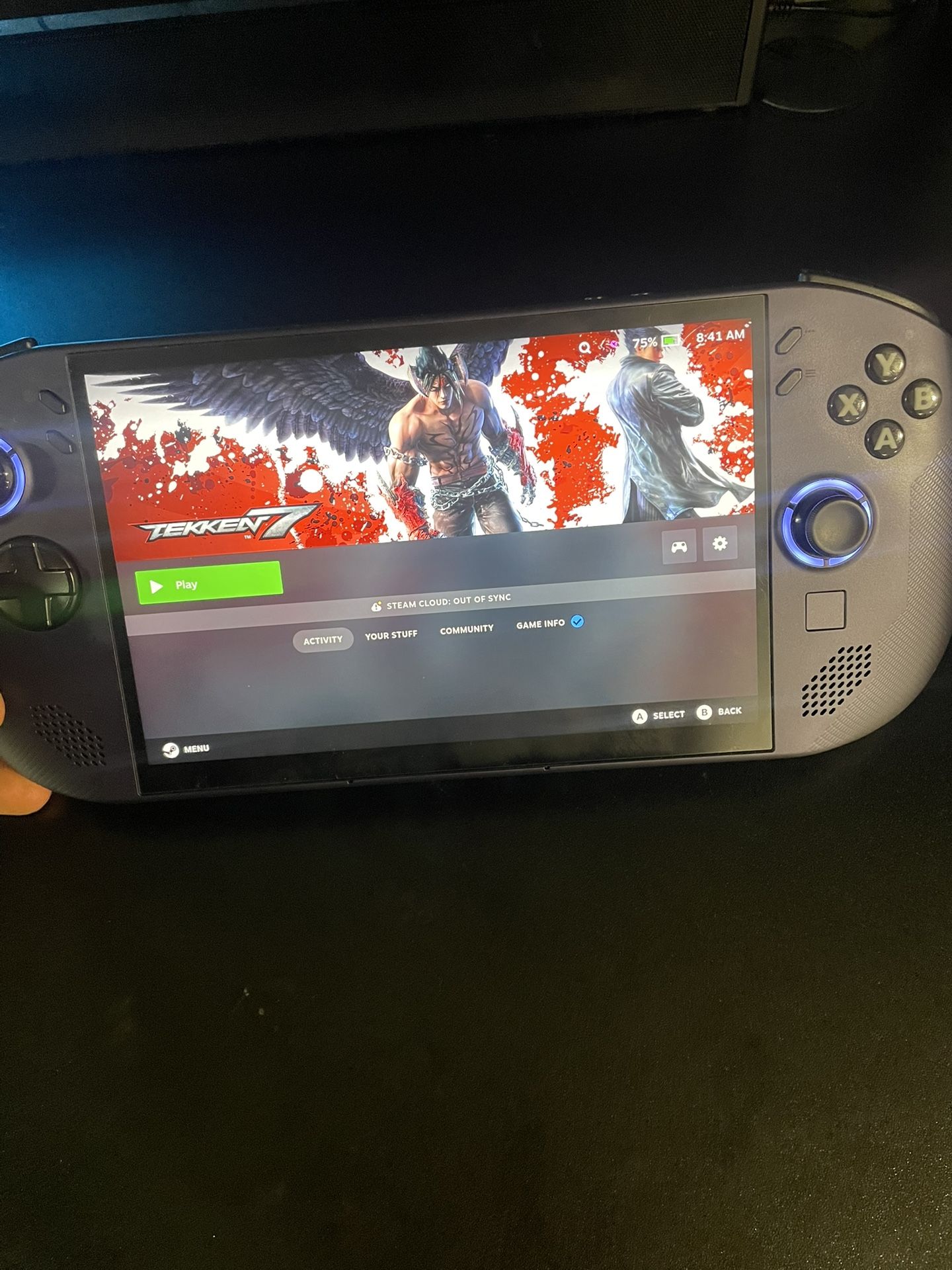 Lenovo Legion S Z1 Extreme  Steam Os Version1 Tb Of Storage With Docking Station 