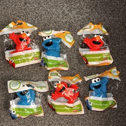 Cookie Monster And Elmo Figurine