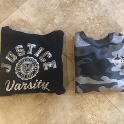 Girls Justice Sweatshirts - Size 10