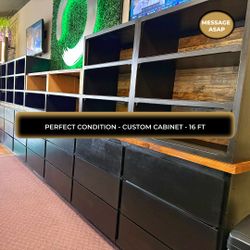 Custom 16ft Retail Display Cabinet 