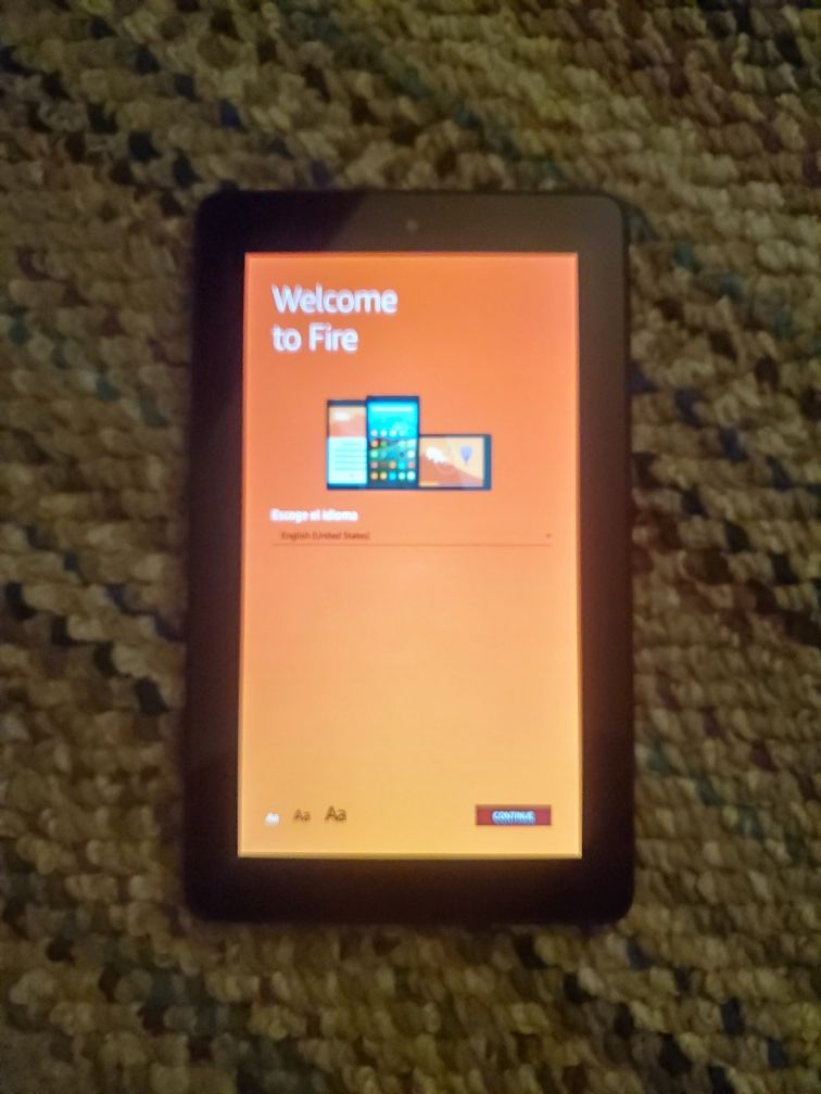 Amazon fire tablet