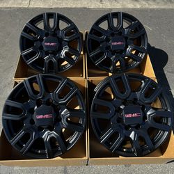GMC Sierra 2500 Wheels For Exchange Rims Black