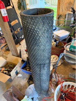Heavy duty rubber utility mat