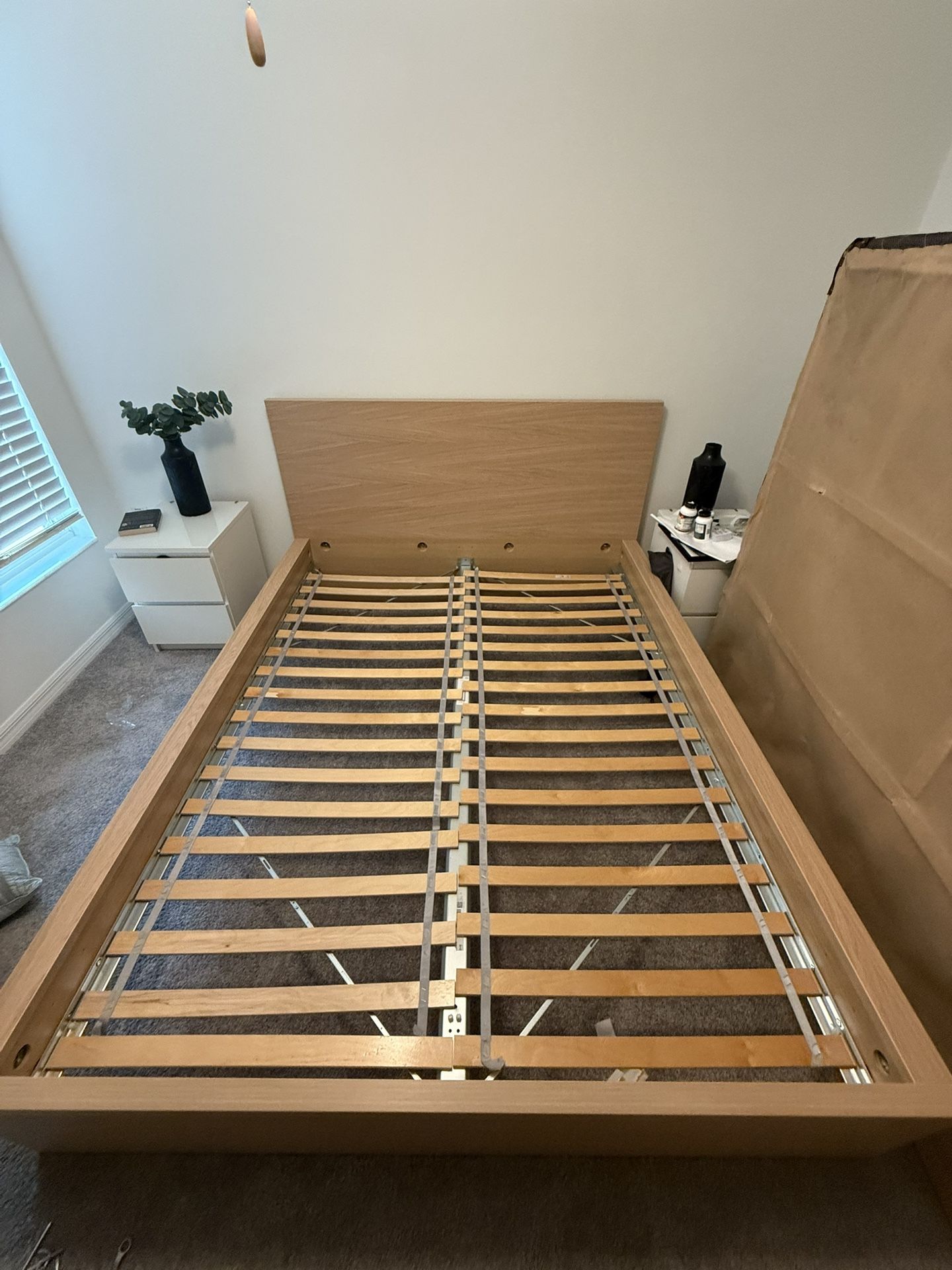 FREE — Queen IKEA Malm Wooden Bed Frame