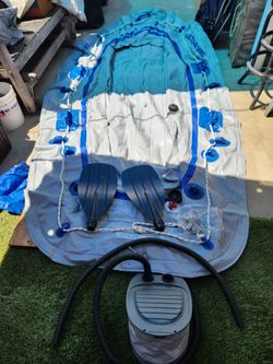 Sea Eagle 9 ft Inflatable Raft.