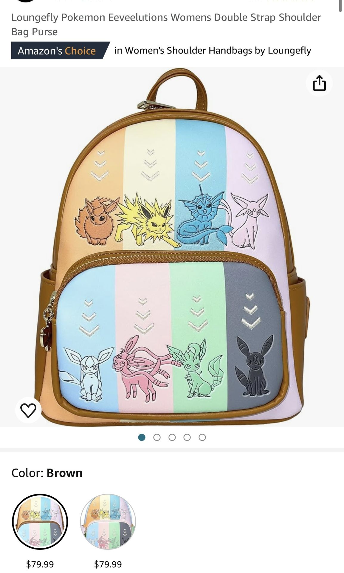 Loungefly Pokémon Purse/backpack