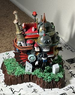 100% Handmade Miniature Howl’s Moving Castle Diorama Ornament