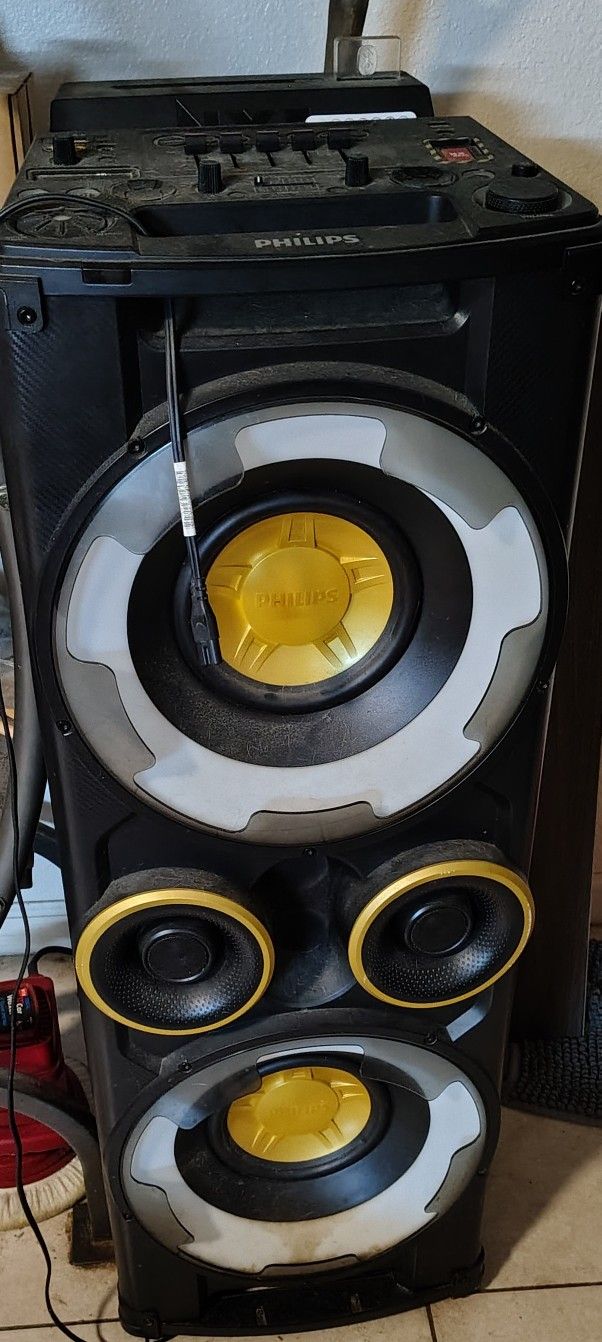 Philips NX5 High/Fi System Bluetooth DJ Speaker