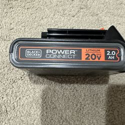 Black and Decker 20v 2.0ah