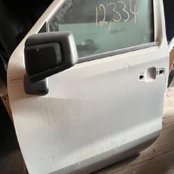 2020 Chevrolet 1500 Front Left Driver Side Door Shell Color White