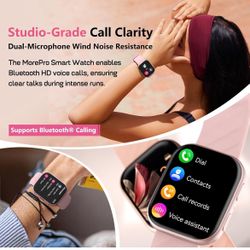 Smart Watch(Make/Answer Call)1.85"Fitness Tracker with24/7Heart Rate&Blood Pressure Monitor,Blood Oxy-gen Sleep Tracking,120+Sports Activity Tracker f