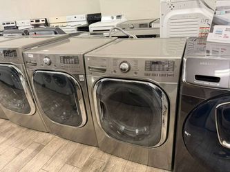 Lg washer and dryer set electric with warranty