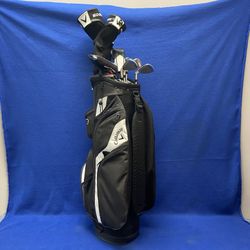 Callaway Edge 6i - 9i, PW, SW, Driver, 3W, Odyssey Putter RH Golf Club Set With R-Flex Steel Irons (Greens) in Bag 11053897