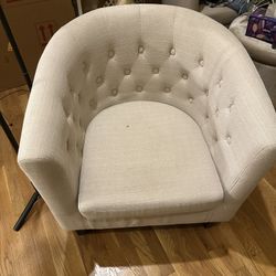 2 Barrel Chairs 