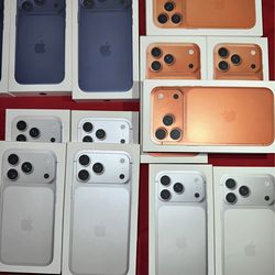 Apple iPhone 17 Pro Max Or 17 Pro Unlocked with receipt I Can deliver now