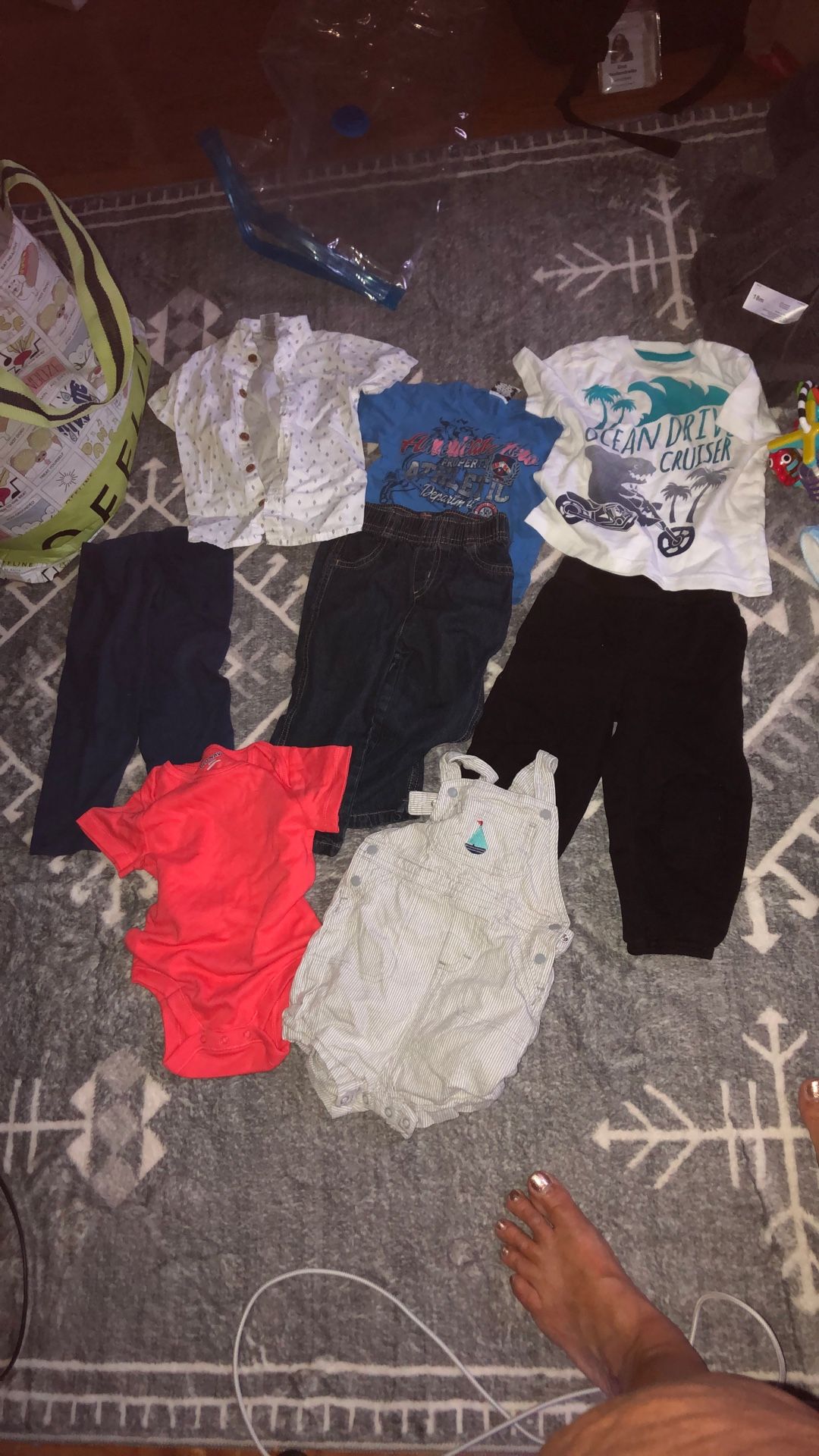 Baby boy, clothes, bag of eight