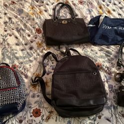 Purse Bag & Backpack Lot Of 5 In Great Shape 