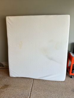 King mattress & topper