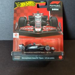 Hot Wheels Premium Formula 1 Money Gram Haas F1 Team VF-24