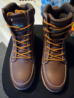 Brand New Goodyear Penn Steel-Toe Work Boots - Size 12