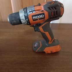 Ridgid 18v Cordless Lithium Ion Compact 1/2 Drill Driver (Tool Only) $40