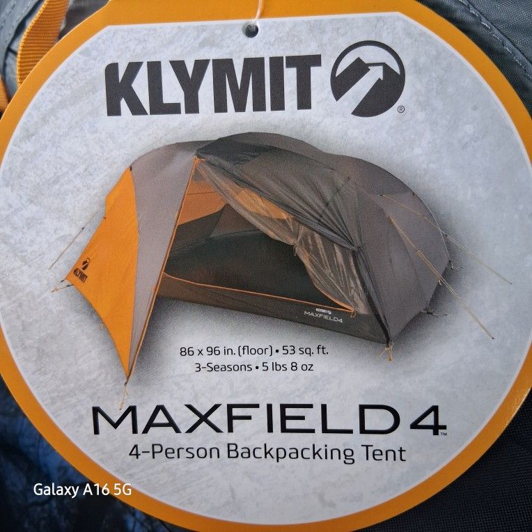 Klymit Maxfield 4 Backpack Tent
